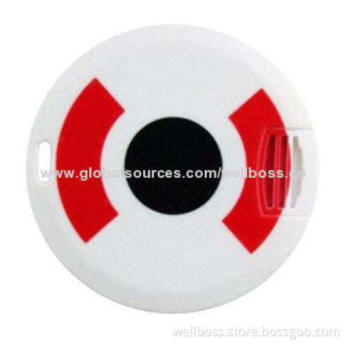 Round-shaped Credit Card Gift USB Flash Drive, Customized Logos are Accepted
